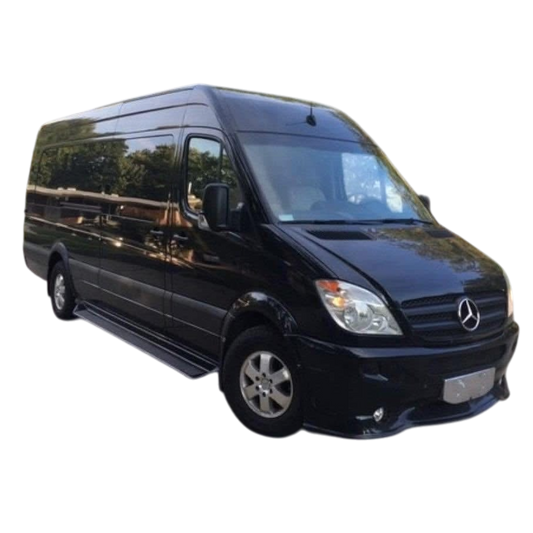 BLACK MERCEDES SPRINTER